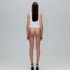 Satin tuxedo neck halter bodysuit - Image 2