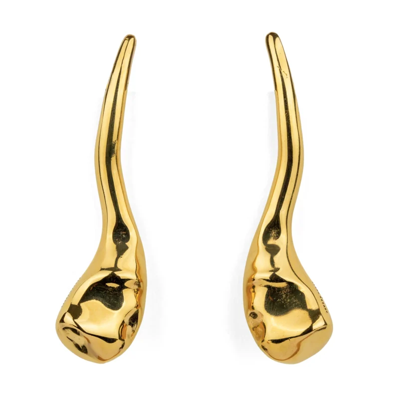 Dropped Gold Earrings - Ze Garcia x Elena Estaun - Imagen 2