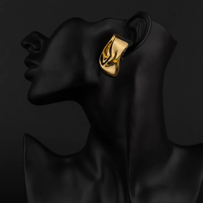 Metal Wave Earrings - Ze Garcia x Elena Estaun - Imagen 2
