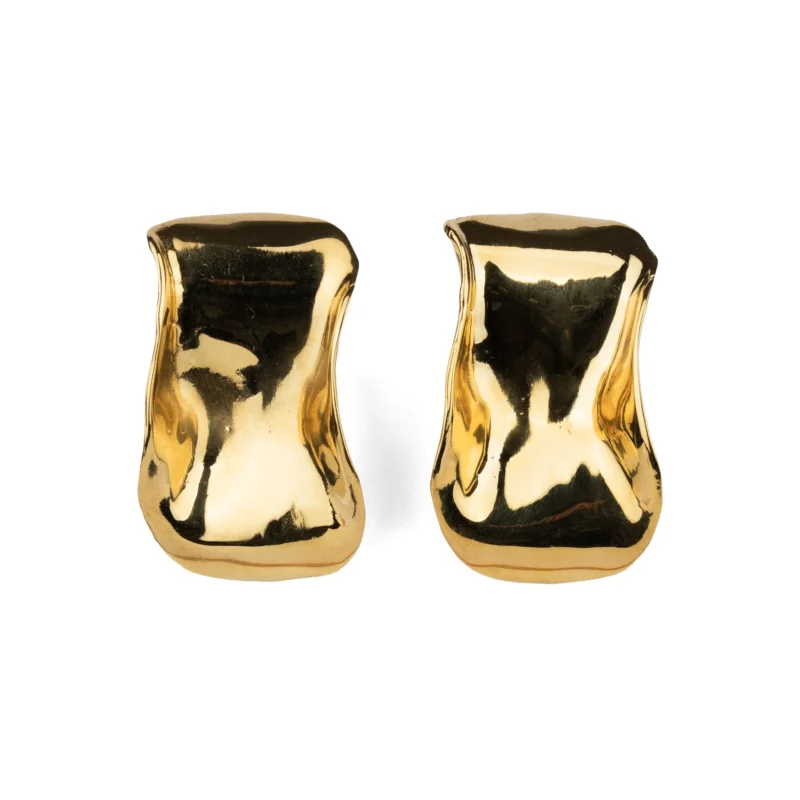Metal Wave Earrings - Ze Garcia x Elena Estaun